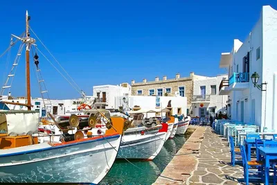 Combiné dans les Cyclades depuis Santorin - Santorin, Mykonos, Naxos et Paros en 3*
