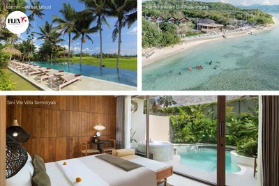 Trio 4*/5* Mathis Retreat Ubud, Kardia gili & Sini Vie Villa Seminyak