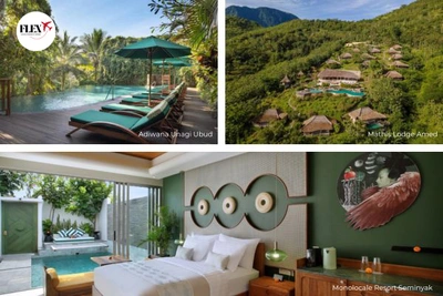 Trio 5* Adiwana Unagi Ubud, Mathis Lodge Amed & Monolocale Resort Seminyak
