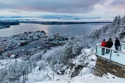 Circuit Fjords en hiver en premium