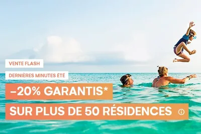 Vente flash "Dernière minute été" Pierre & Vacances