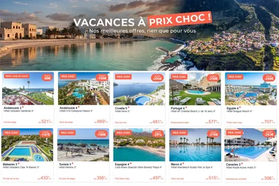 Promo "Vacances de rêve à prix choc" Promovacances