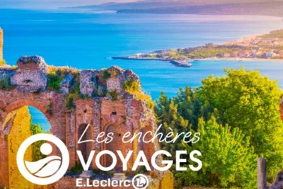 Voyages aux enchères Leclerc Voyages, mise à prix à 1€