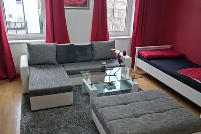 Image de Grand appartement de 4 pièces avec balcon et Wi-Fi