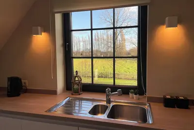 Image de Hoeve den Akker maison de vacances de luxe avec jardin et alpagas près de Bruges