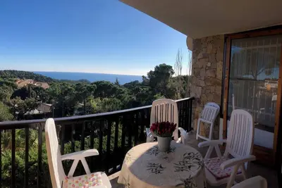 Image de Appartement 'Corinna' avec vue sur la mer, terrasse privée et Wi-Fi