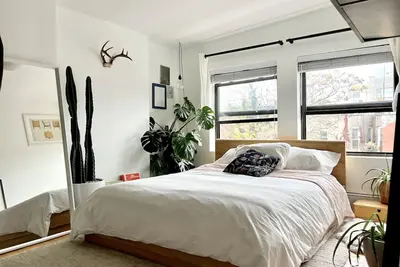 Light drenched Park Slope designer two bedroom with huge balcony & workspace!