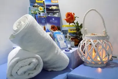 Image de Appartement dans un hôtel 'Anemi Leros 4' avec balcon, Wi-Fi et climatisation