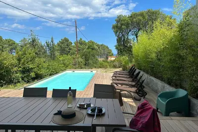 Image de Villa en Corse avec piscine et accès mer