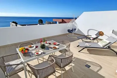 Image de Ferienwohnung Ocean Sounds B in Gran Tarajal, Innenstadt, Meerblick, Terrasse