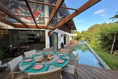 Image de O Paraíso em Praia do Forte com Originalidade e Conforto