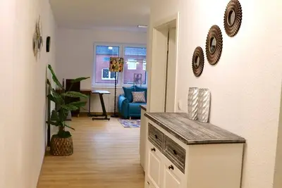 Image de Wohnzim, Schlafzim, Badzim, Küche und Balkon, Smart Tv Free Wifiparkingcoffee