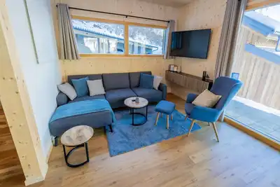 Chalet avec sauna et bain à remous