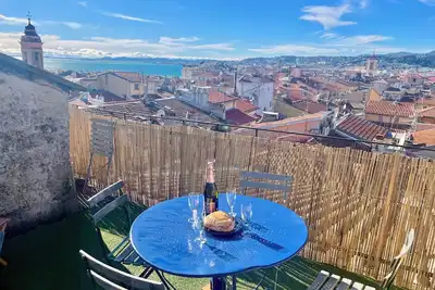 Triplex Toit-Terrasse Authentique Vieux-Nice & Mer