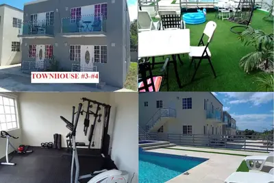 Mirando Place\nTwo X 2 Bed 2 Bath Townhouse #3-#4 Gym+PooL+Hot Tub. Sleeps 14 Ppl