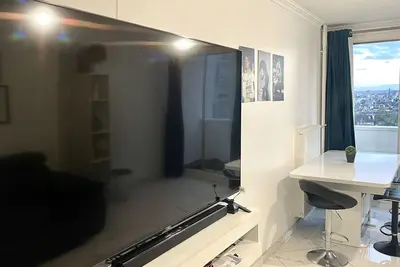 Image de Appartement lumineux & spacieux avec vue panoramique sur la ville lumière