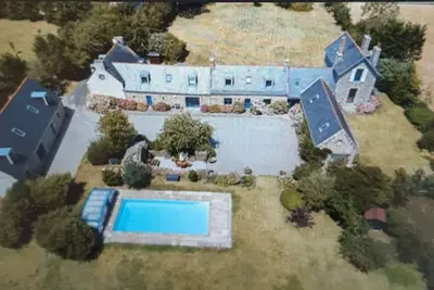 Image de Maison de caractère au calme avec piscine à 3 km de la mer idéal pour se reposer
