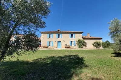 Image de Maison gasconne avec piscine