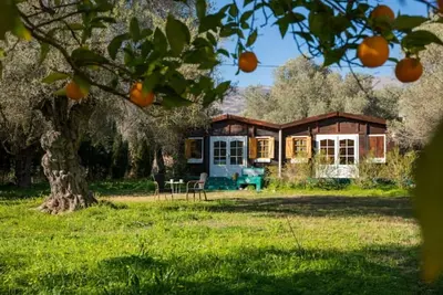 Image de Cabane au ferme ecologique, 1 chambre double + Ac