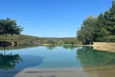 Image de La villa proche Uzès avec piscine Lagon et vue époustouflante sur la garrigue