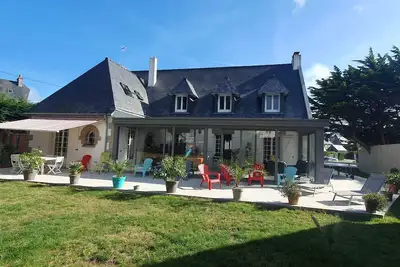 Image de Très belle maison et grand jardin à 100m à pied d’une magnifique plage