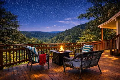 Image de Creek, Wow Views, Private, New, Patio, Spa, Close to town, Family Friendly