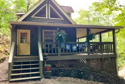 Image de Falling Waters: Cozy Updated Cabin in the Woods