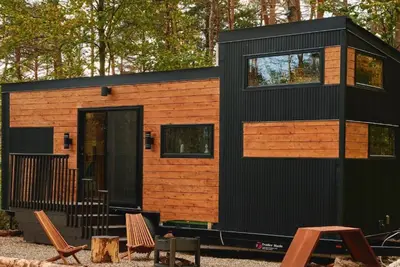 Image de Tiny house-d'exception-Douche-Vue sur Montagne-Maple House