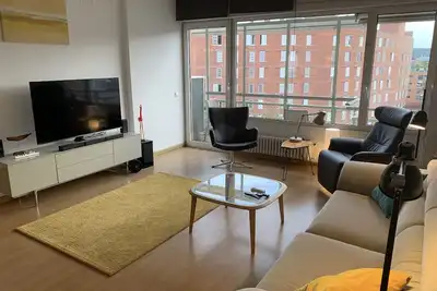 Image de Top floor apartment in front of bogatell beach