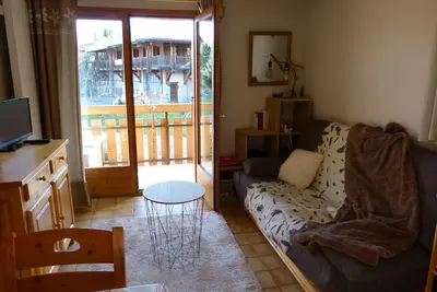 Image de Studio cabine pied des pistes à Combloux(74).