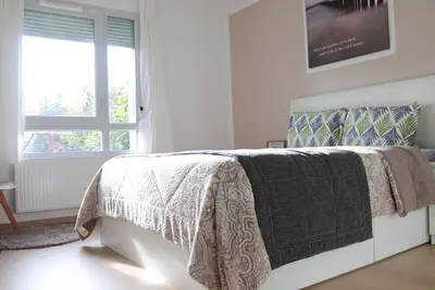 Image de Superbe appartement vue sur le salève et jardin.