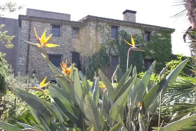 Image de Maison de campagne 'Cal Forner' avec piscine privée, Wi-Fi et climatisation