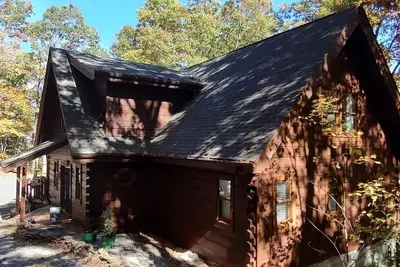 Image de Luxury Log Cabin adjoins Gsmnp. Magnificent Views, Nature Lovers Paradise!