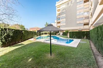 Image de Appartement 'Miramar Playa with Garage' avec vue sur mer, Wi-Fi et climatisation