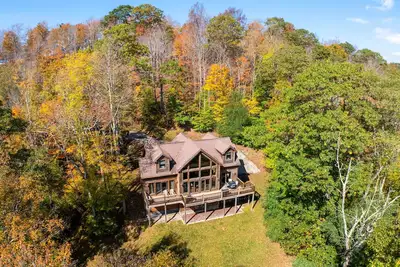 Image de Game Room, Deck + Views: Idyllic Slaty Fork Cabin