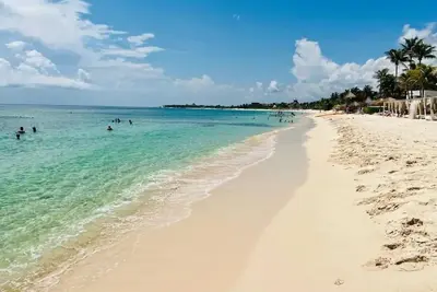 Penthouse Condo with Amazing Views of Caribbean Sea And Jungle. Walk to beach! ! \n