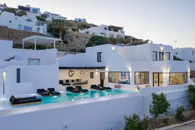 Image de Phenomenal Mykonos Villa | Villa Julietta | 5 Bedrooms | Private Jacuzzi with Stunning Sea & Beach Views | Psarou