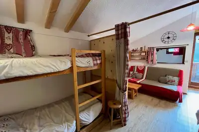 Image de Appartement à Châtel, 4 pers, balcon vue montagnes, parking