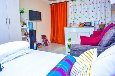 Executive studio at Kamakis. . \nIt's very cosy and comfortable, feel at home. . . . . . .