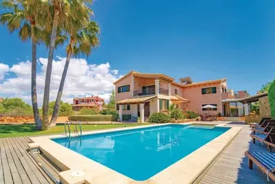Image de Villa 'La Mallorquina' avec vue sur les montagnes, Wi-Fi et climatisation