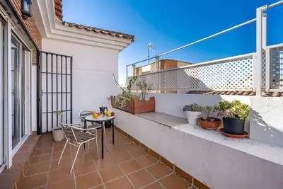 Image de Maison de vacances 'Casa Mirador Alquería' avec piscine partagée, Wi-Fi et climatisation