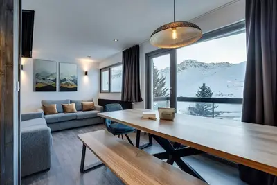 Image de Superbe appartement à Tignes le Lac - 8 pers, proche pistes, wifi inclus