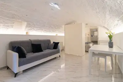 Image de Studio 'La Porta Sul Mare- Timone' avec terrasse partagée, Wi-Fi et climatisation
