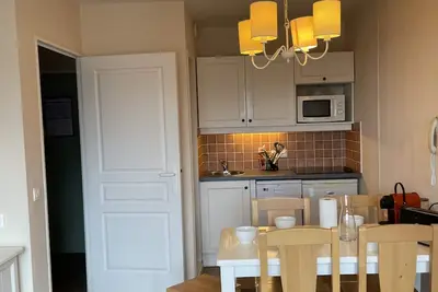 Image de appartement  f2 pour 5 personnes  pied pistes vue montagne