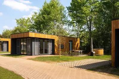 7 lodges make up this group accommodation. All your own cottage! 🏡