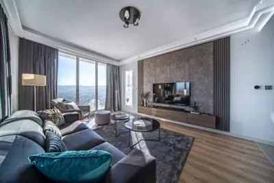 Image de Sunrise Sky Lux Apartment, 33rd floor, Pool, Fitness, Sauna included\n\n