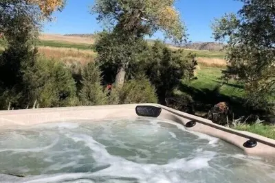 Image de Hot Tub with the Stars Airstream