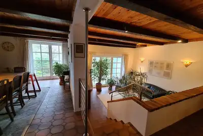 Image de Maison de vacances 'Ferien Fachwerkhaus' avec vue sur les montagnes, terrasse privée et Wi-Fi