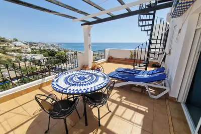Image de Merveilleux appartement à une chambre avec vue imprenable sur la mer à Mojacar!