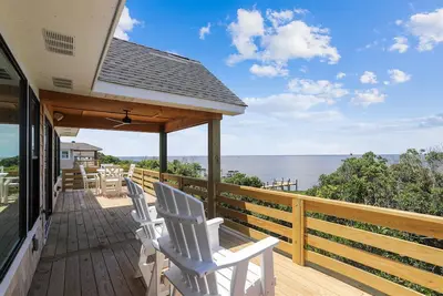 Sanctuary -- Soundfront Beauty with Private Pier and beach 300 feet away!